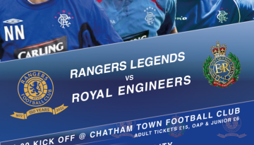 Rangers Legends vs's Royal Engineers