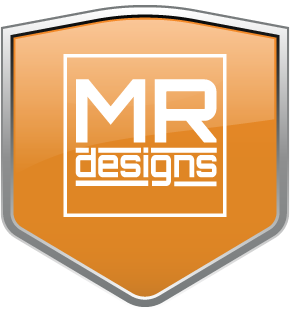 Mr-Designs shield logo
